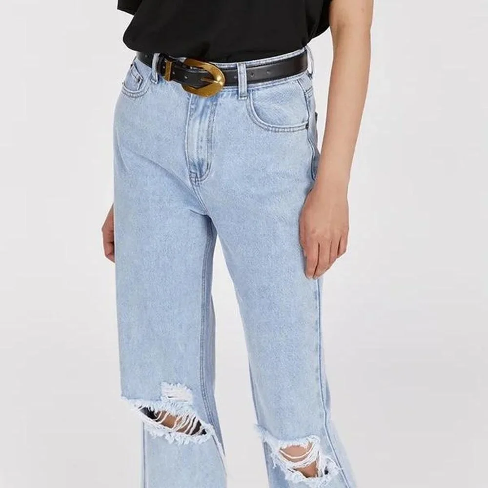 DISSH HIGH RISE RIPPED JEAN - Picture 2 of 4